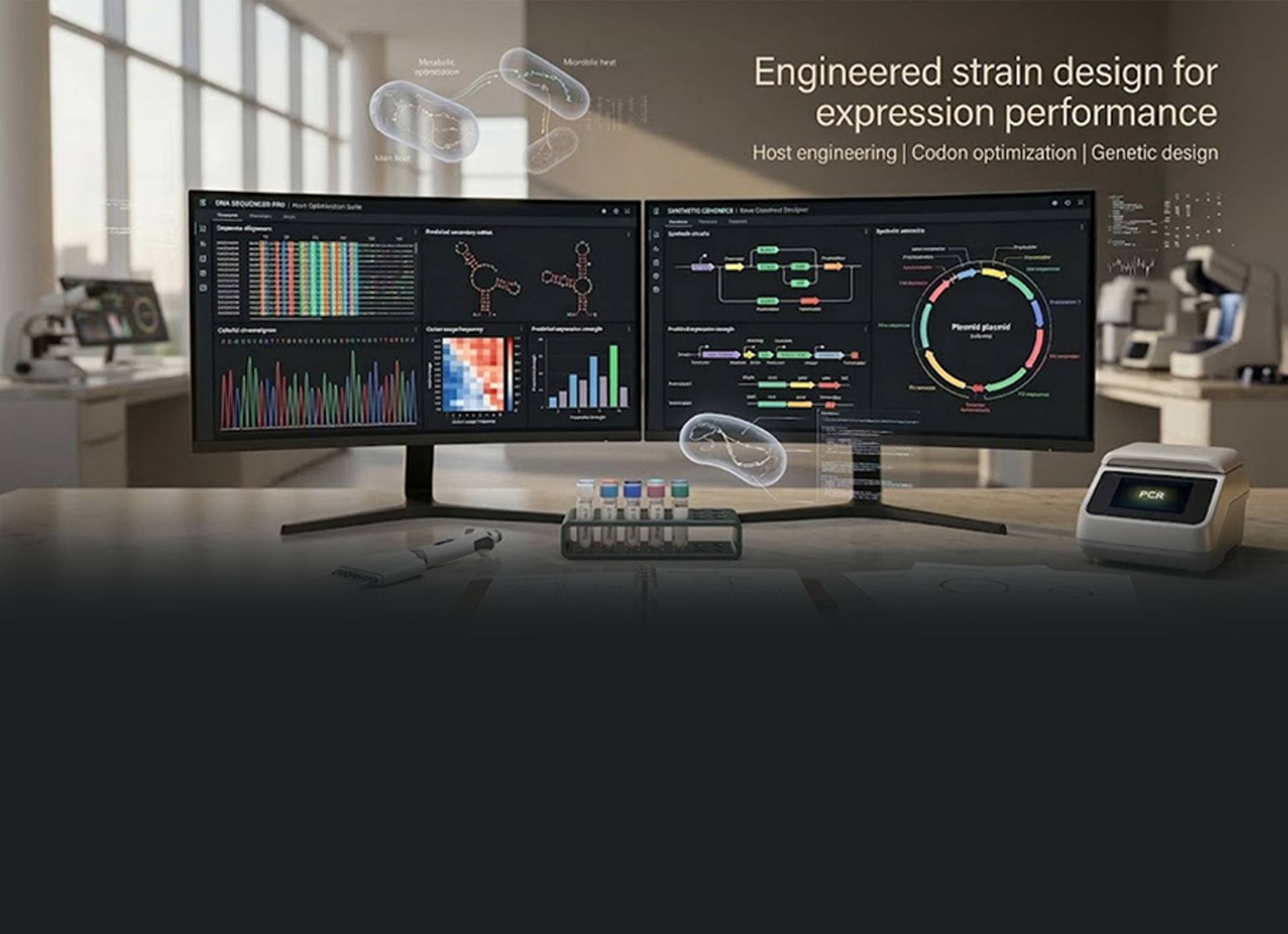 Strain design built for expression performance